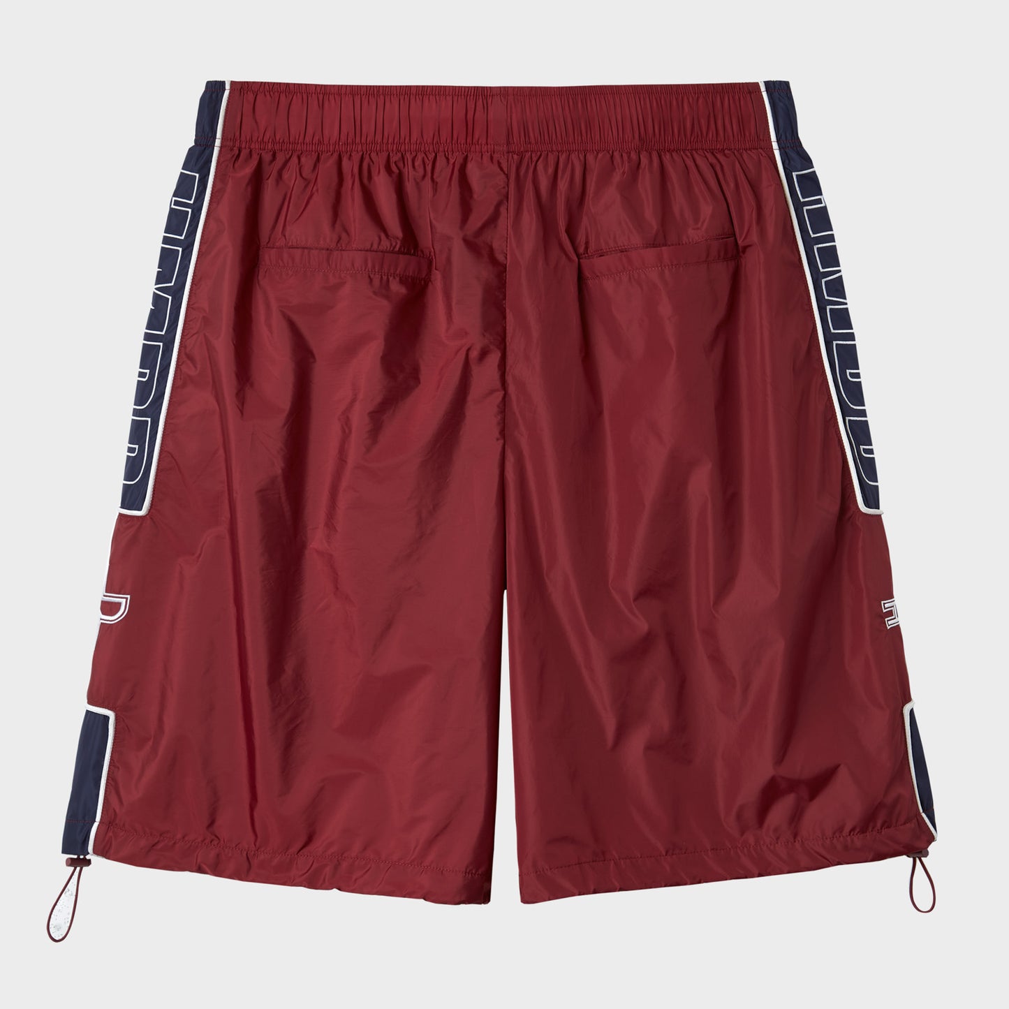 HMDD® NYLON HOLY SHORTS (BURGUNDY)