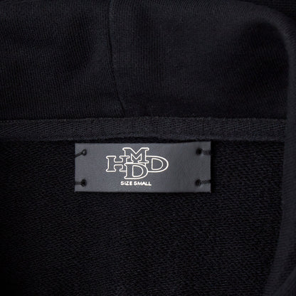 HMDD CRYSTAL ZIP UP (WASHED BLACK)