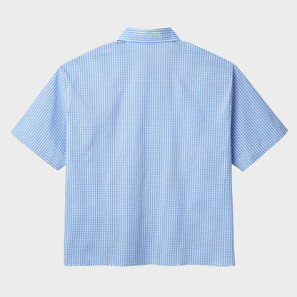 DAILY REMINDER BUTTON UP (BLUE)