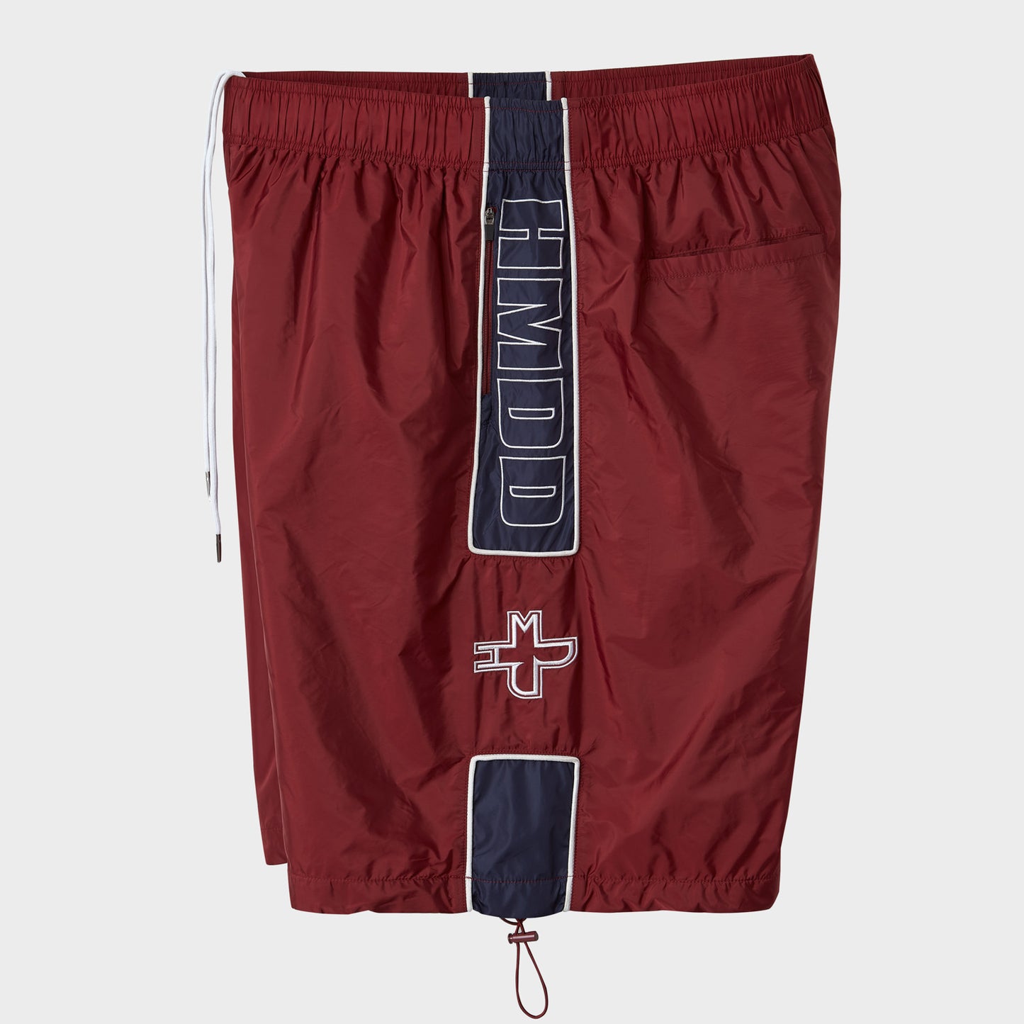 HMDD® NYLON HOLY SHORTS (BURGUNDY)